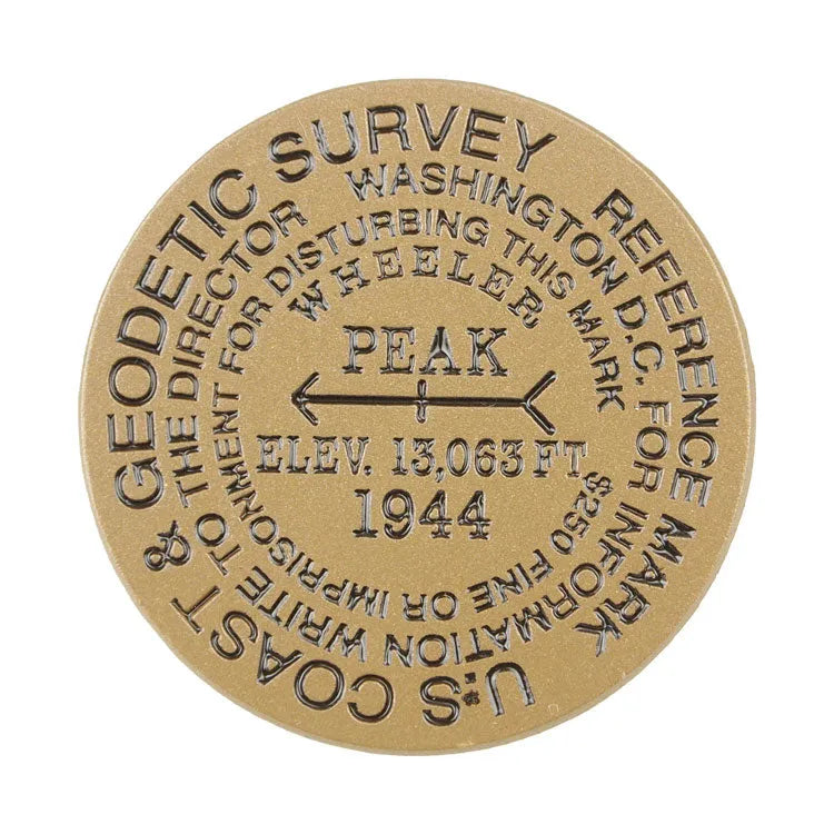 Pinto basin number 掛時計 298x48mm Great Basin NP Geodetic Benchmark Pin - WNP | Shop Now!