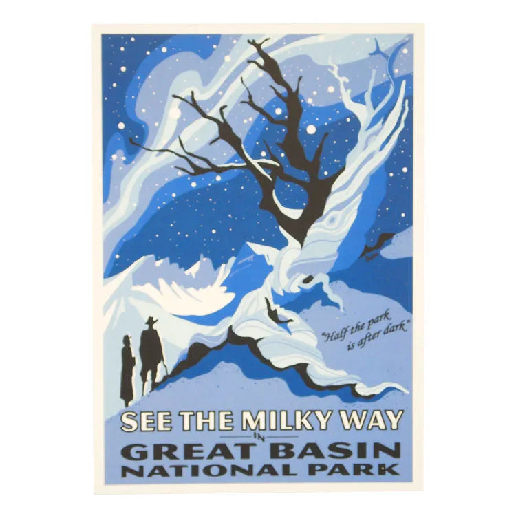 Great Basin National Park Postcard - Milky Way