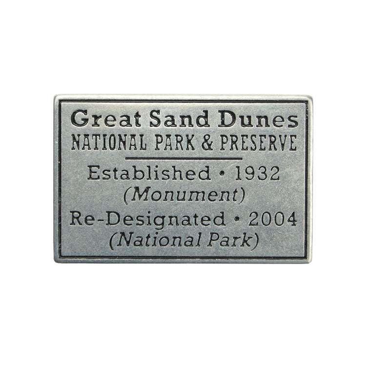 Great Sand Dunes National Park Collectible Token - Rectangle