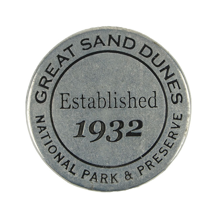 Great Sand Dunes National Park Collectible Token - Round