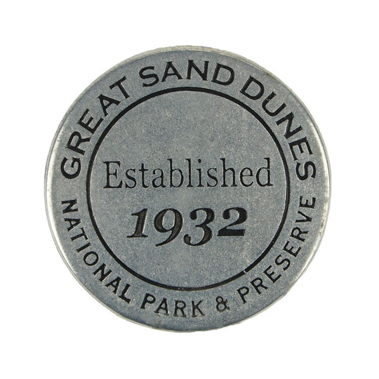 Great Sand Dunes National Park Collectible Token - Round