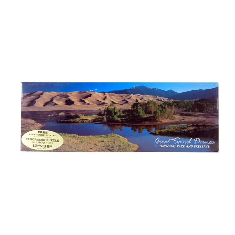 Great Sand Dunes National Park Panoramic Puzzle box front