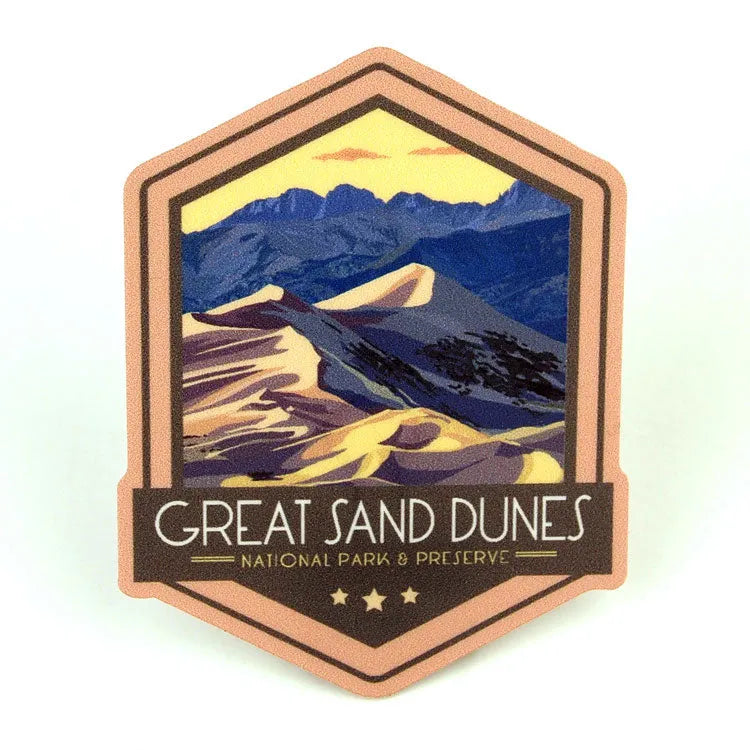 Great Sand Dunes National Park Sticker - Star Dune