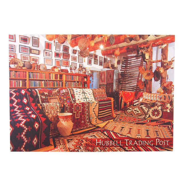 Hubbell Trading Post National Hist. Site Postcard - Rug Room