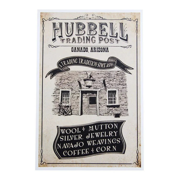 Hubbell Trading Post National Hist. Site Postcard - Vintage Poster