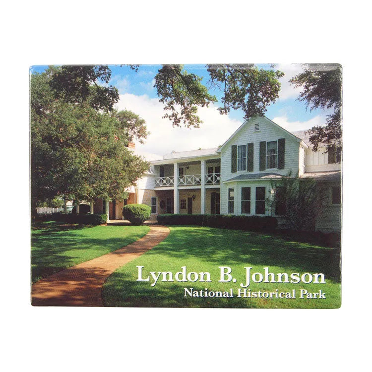 Lyndon B. Johnson National Hist. Park Magnet - Texas Whitehouse Photo
