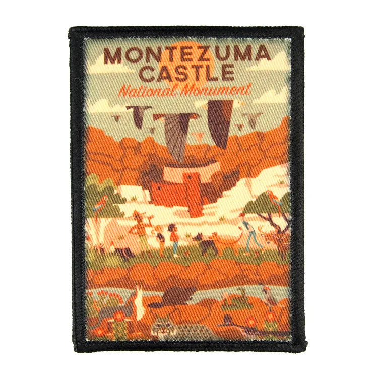 Montezuma Castle National Monument Patch - Geometric Day