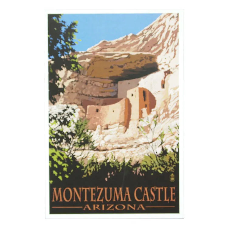 Montezuma Castle National Monument Postcard - Illustration