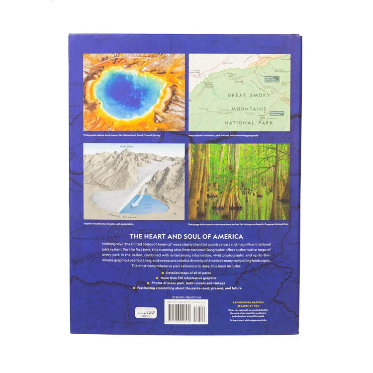 National Geographic Atlas of the National Parks back cover