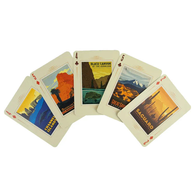ADG National Park Individual Playing Card Fanned Out