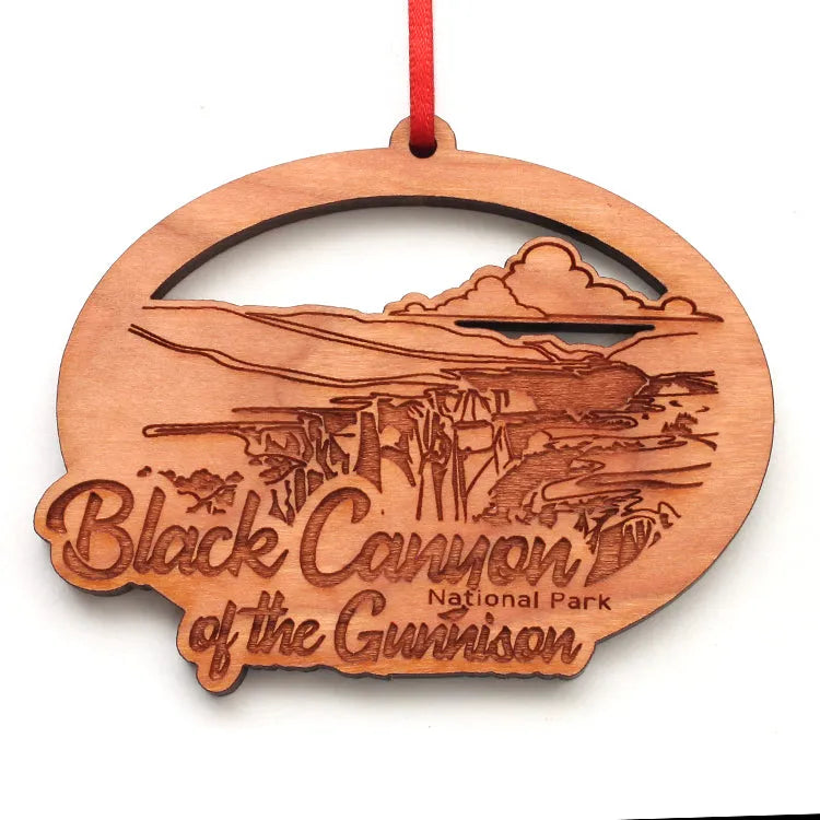Black Canyon of the Gunnison National Park Wood Ornament