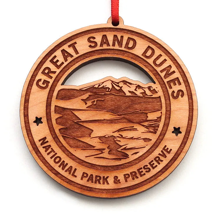 Great Sand Dunes National Park Wood Ornament