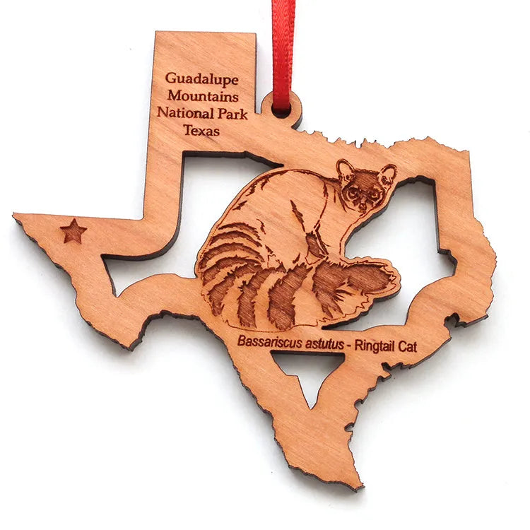 Guadalupe Mountains National Park Wood Ornament - Ringtail