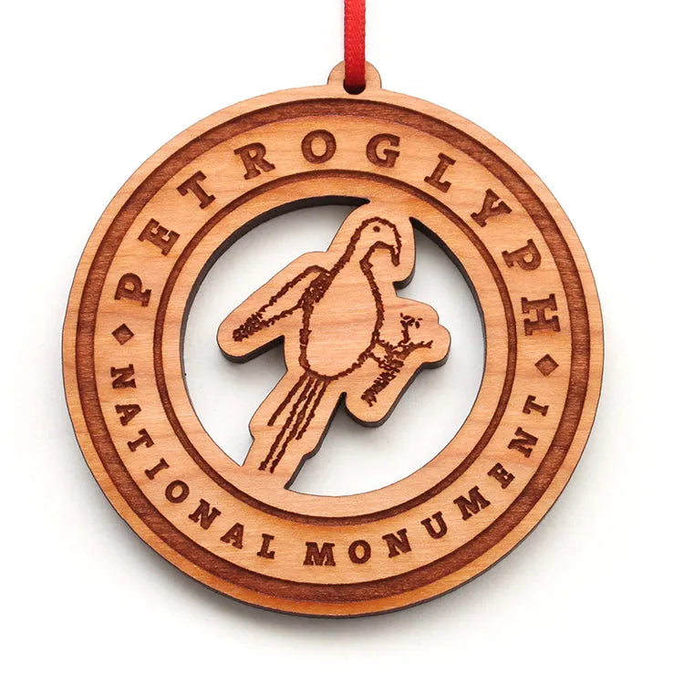 Petroglyph National Monument Wood Ornament