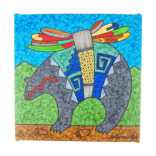 Offering of Prayer Bear Canvas Print