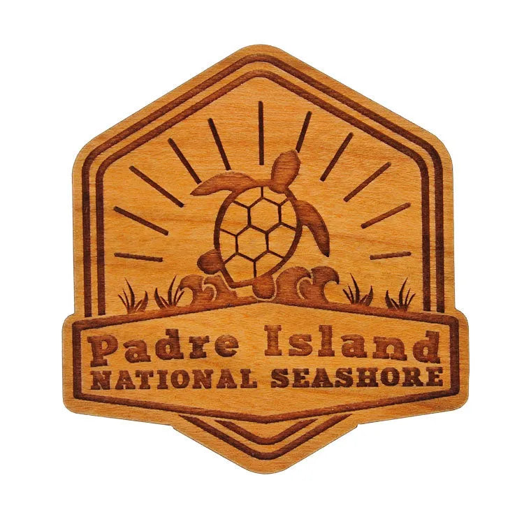 Padre Island National Seashore Magnet - Wood