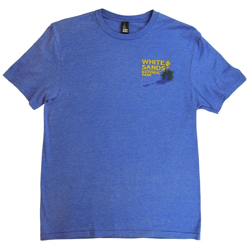 White Sands National Park T-Shirt - Milestone lay flat front view