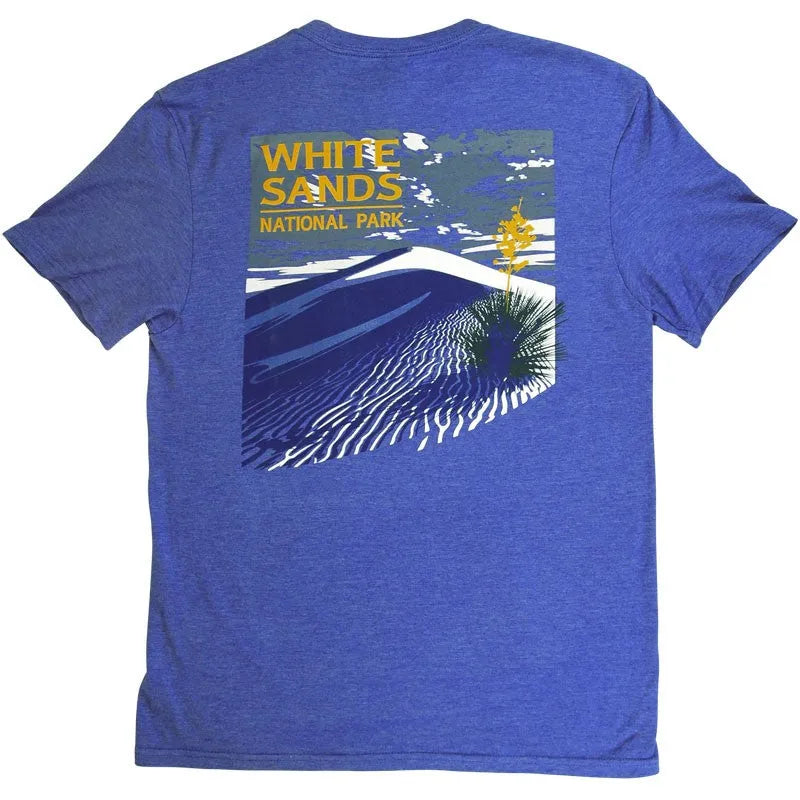 White Sands National Park Tee lay flat back view