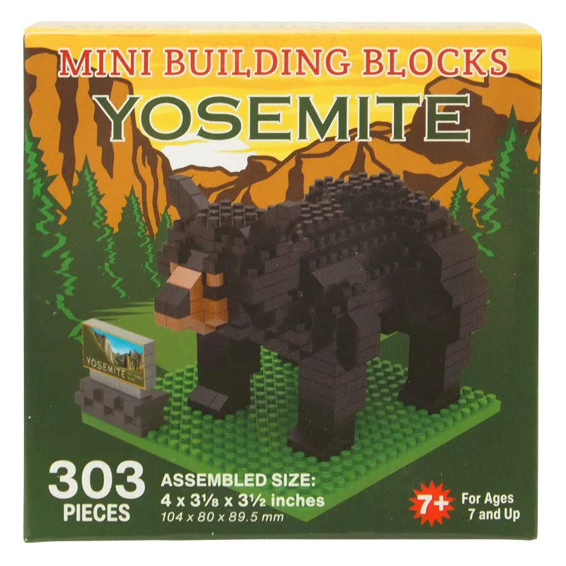 Yosemite National Park Black Bear Mini Block Set