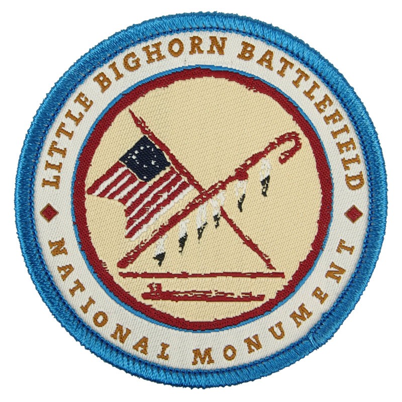 Little Bighorn Battlefield Patch - Round Logo