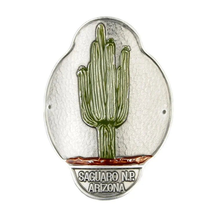 Saguaro National Park Hiking Stick Medallion - Giant Saguaro