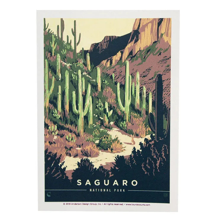 Saguaro National Park Sticker - ADG Desert Delight