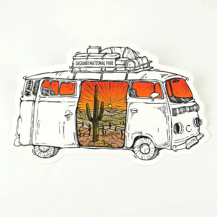 Saguaro National Park Sticker - Van Tour