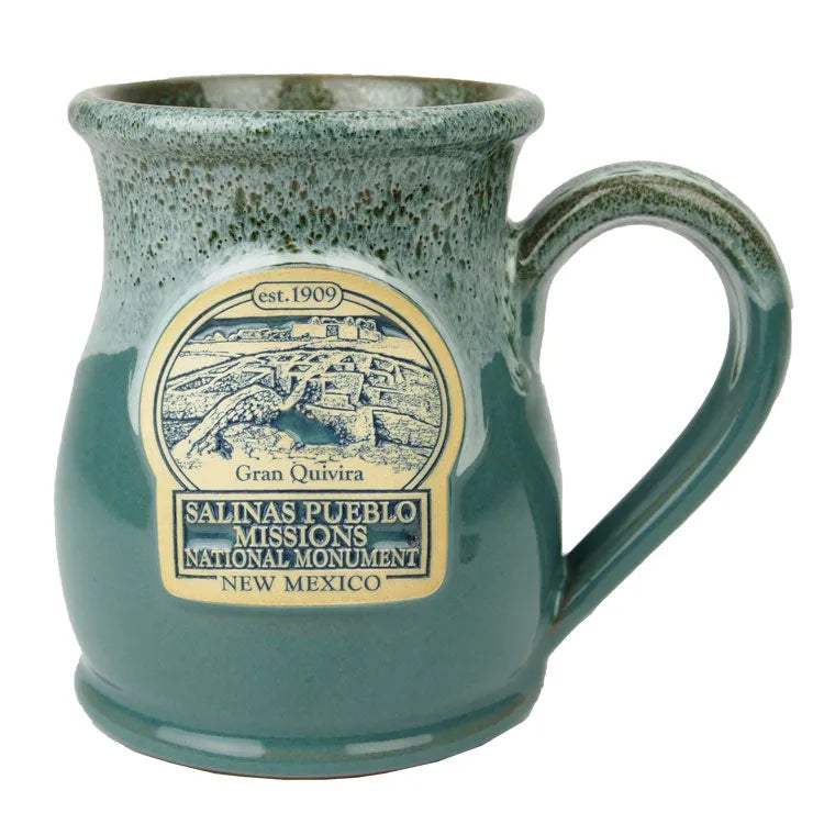 Salinas Pueblo Missions National Monument Tall Belly Mug - Gran Quivira from Deneen Pottery