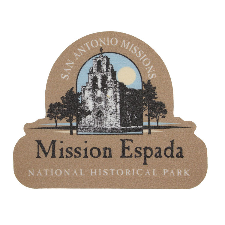 San Antonio Missions National Hist. Park Sticker - Espada