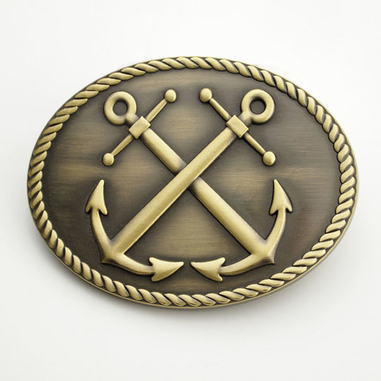 San Francisco Maritime NHP Anchor Belt Buckle