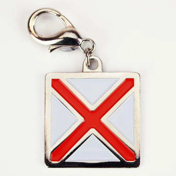 Signal Flag Charm- Letter V