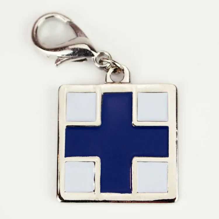 Signal Flag Charm- Letter X