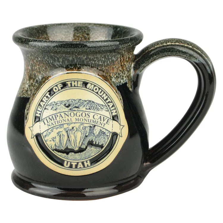 Timpanogos Cave National Monument Round Belly Mug from Deneen Pottery