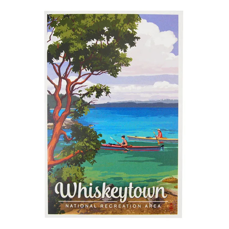 Whiskeytown National Rec. Area Postcard - Kayakers