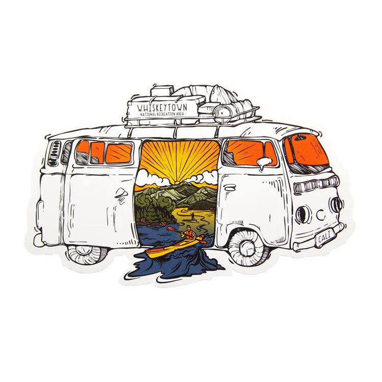 Whiskeytown National Rec. Area Sticker - Van Tour