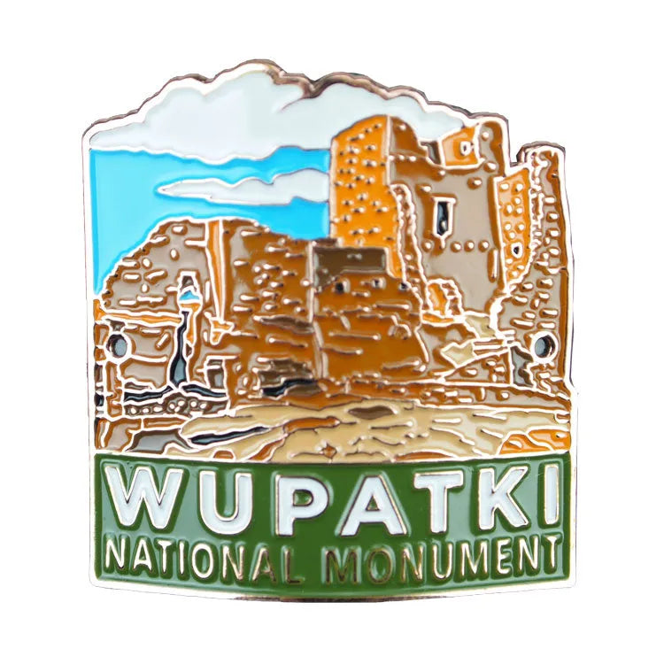 Wupatki National Monument Hiking Stick Medallion - Dwelling