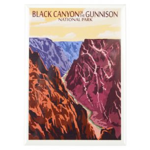 Black Canyon of the Gunnison National Park Magnet - Illustration