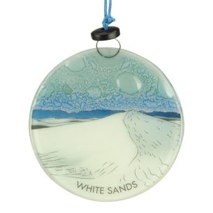 White Sands National Park Recycled Glass Ornament