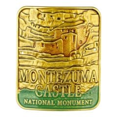 Montezuma Castle National Monument Hiking Stick Medallion - Castle
