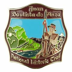 Juan Bautista de Anza Trail Hiking Stick Medallion - Badge