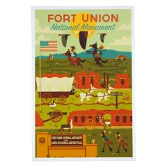 Fort Union National Monument Postcard - Geometric