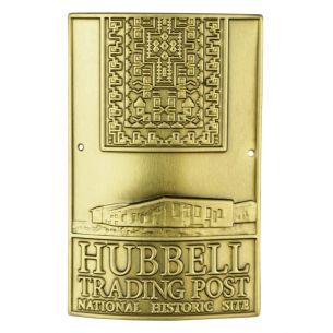 Hubbell Trading Post Hiking Stick Medallion - Logo