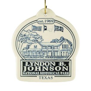 Lyndon B. Johnson National Hist. Site Ceramic Ornament